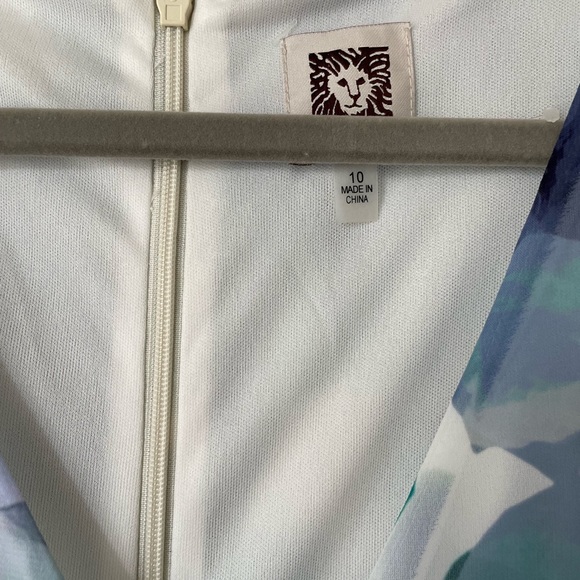 NWT Anne Klein Floral Floor Length Gown - Picture 5 of 6